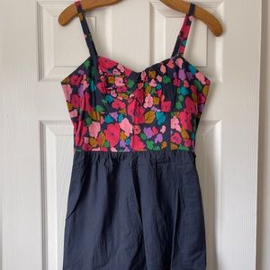 Eloise for Anthropologie Floral Romper size M